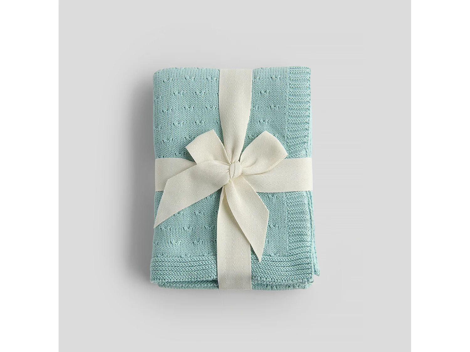 Couverture en Coton 100% Turquoise 75x100 - Simico