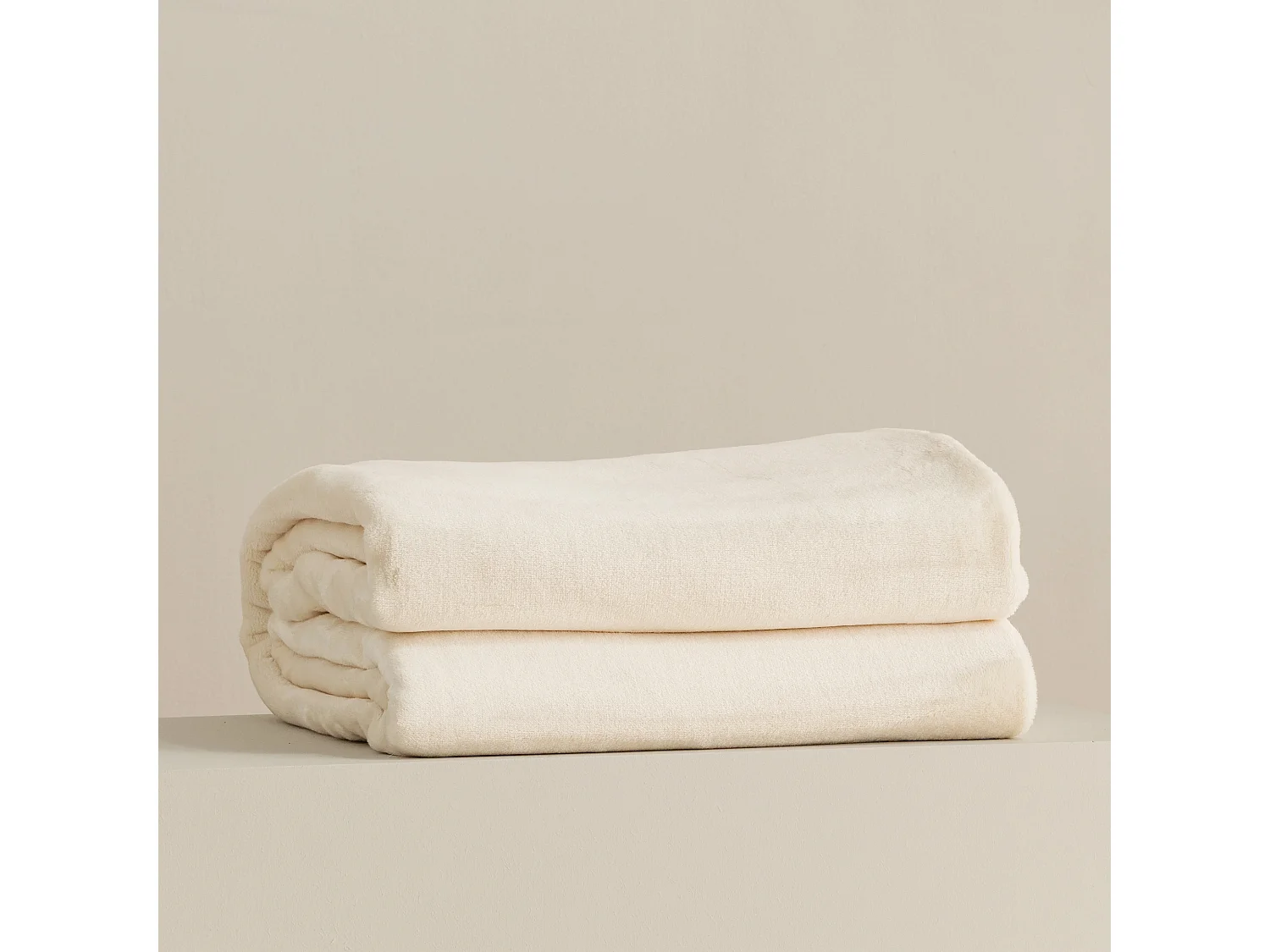 Couverture Floss écru polyester 150x200