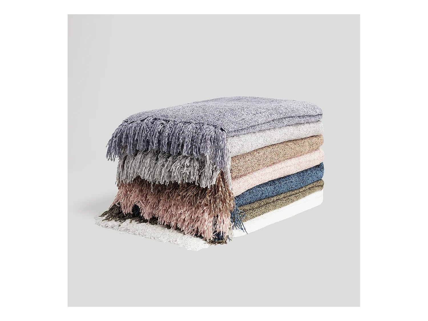 Decke Velosi Mittelweiß 130x170