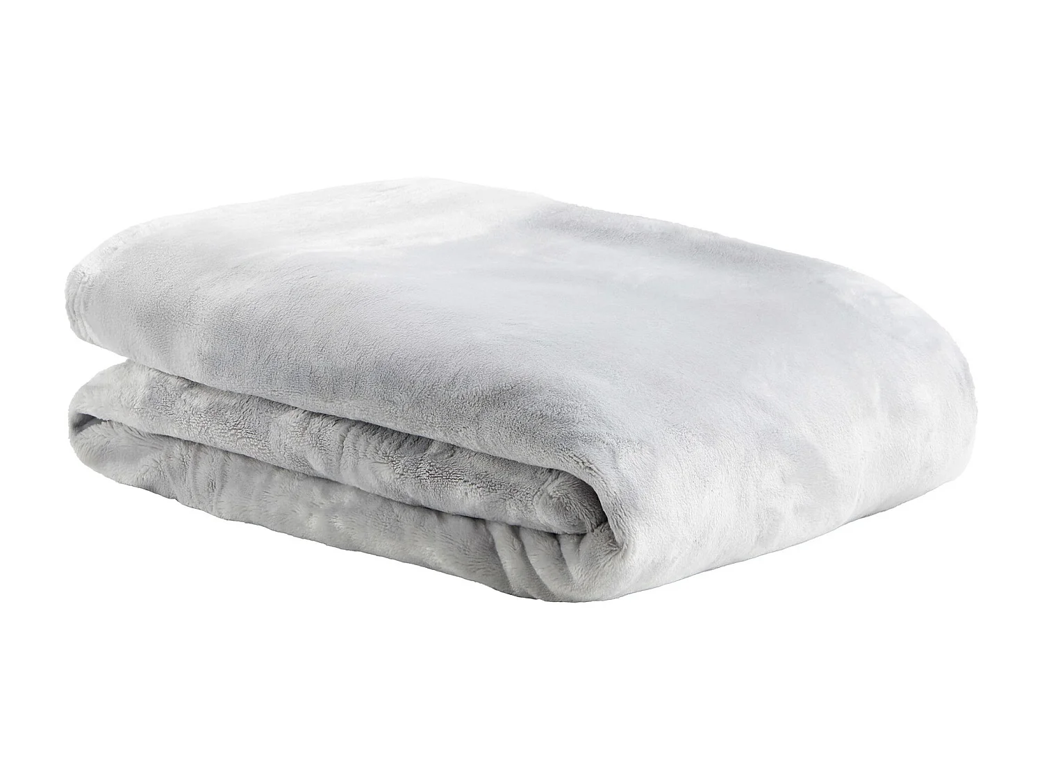 Plaid Couverture Floss gris moyen polyester 150x200