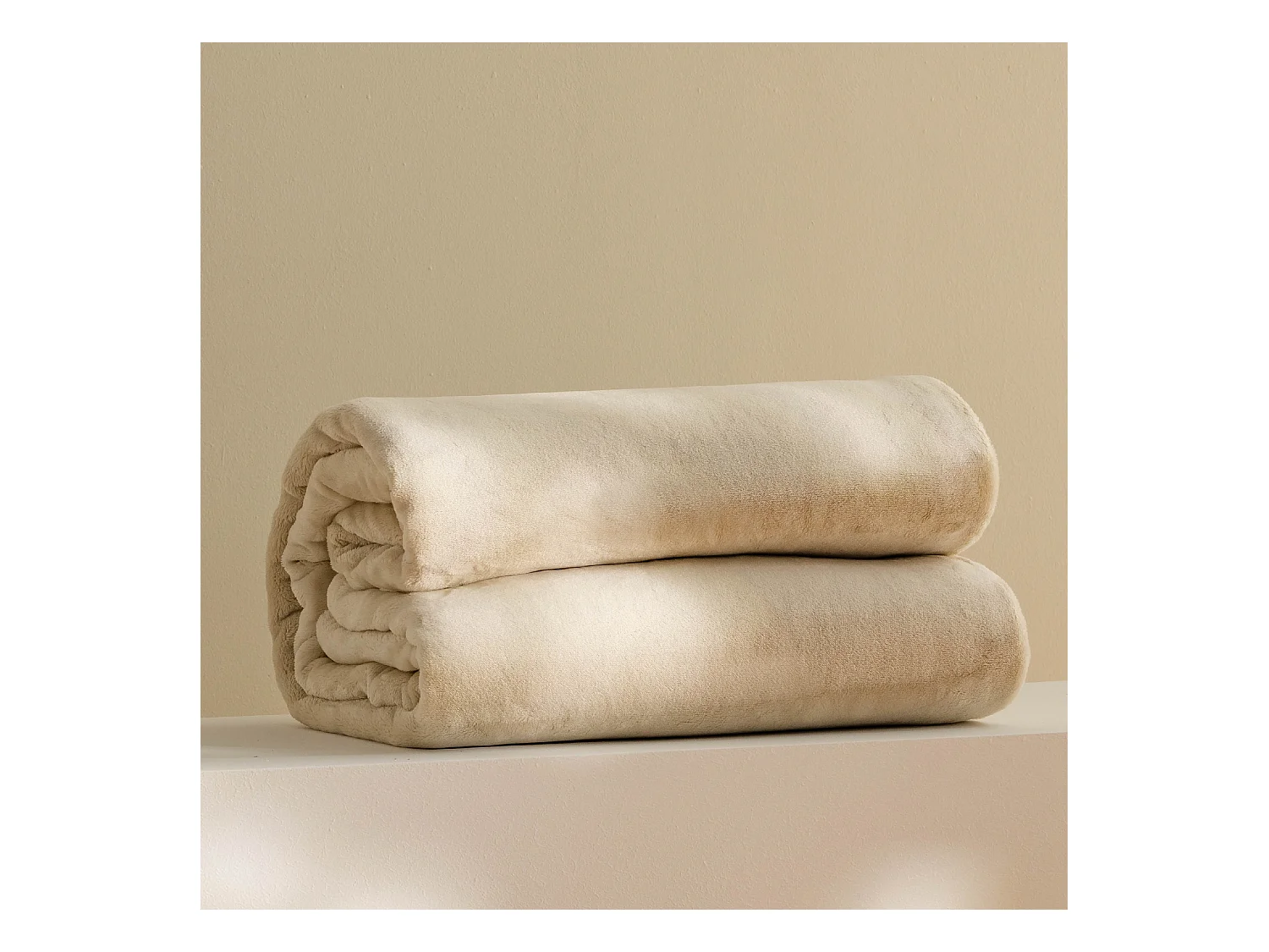 Decke Floss Hellbeige 150x200cm