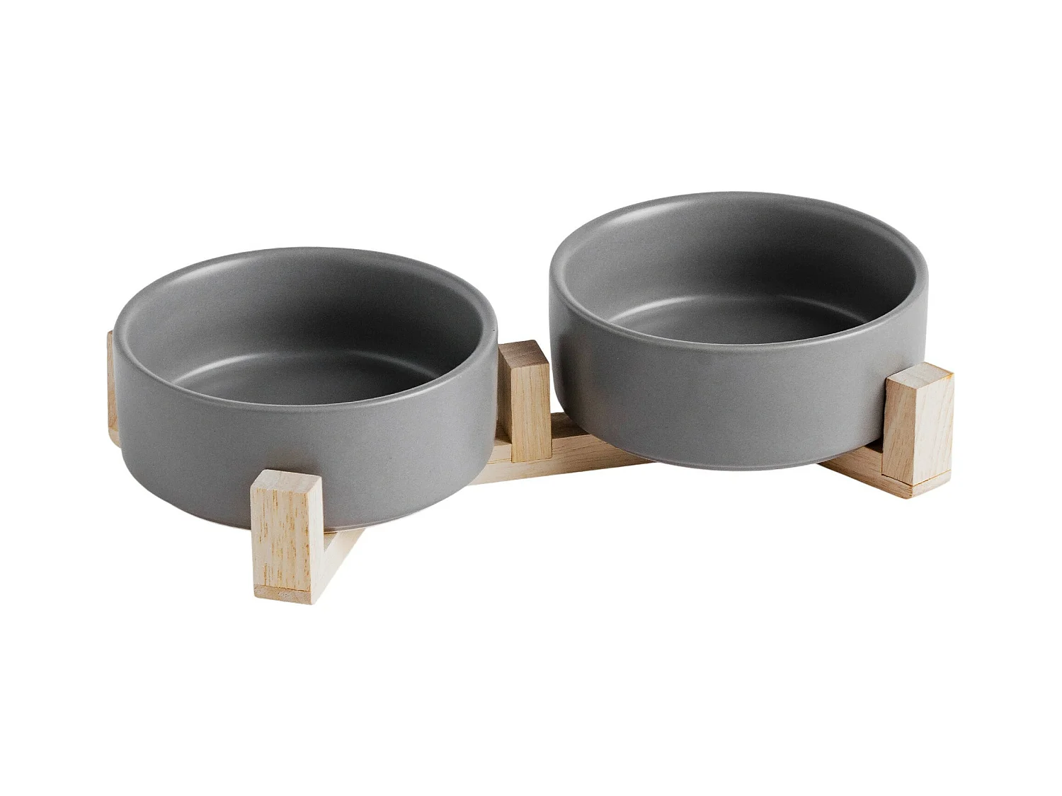 Ensemble De Bols Pour Animaux Muncher Gris Clair 4.5 x 13 x 28 x 12.5