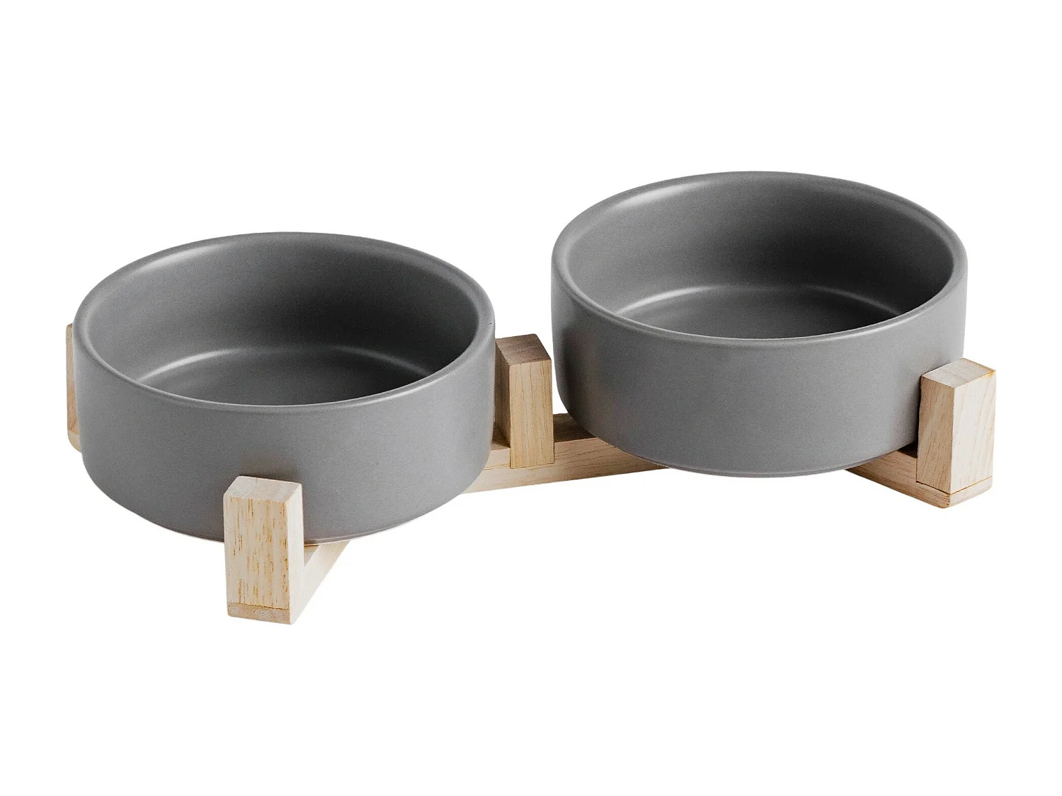 Ensemble De Bols Pour Animaux Muncher Gris Clair 4.5 x 13 x 28 x 12.5