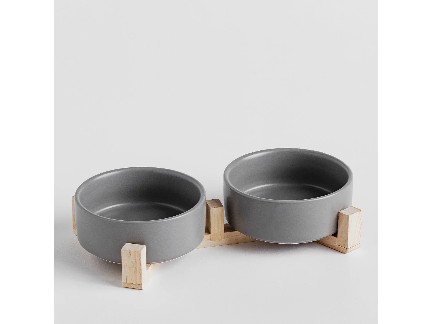 Ensemble De Bols Pour Animaux Muncher Gris Clair 4.5 x 13 x 28 x 12.5