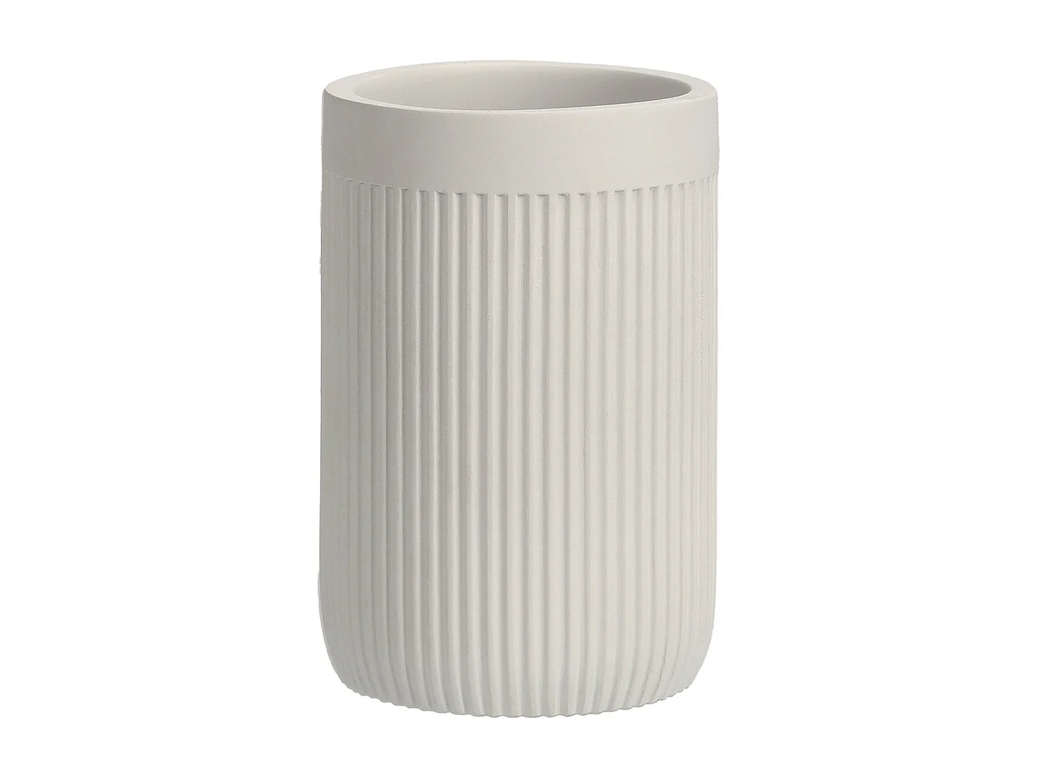 Zahnputzbecher Maya mittelweiß 10.7 x 7