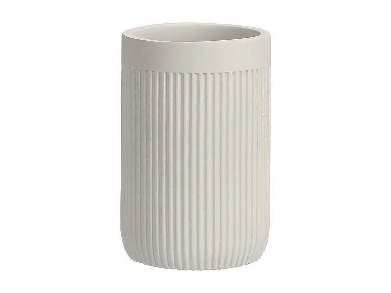 Zahnputzbecher Maya mittelweiß 10.7 x 7