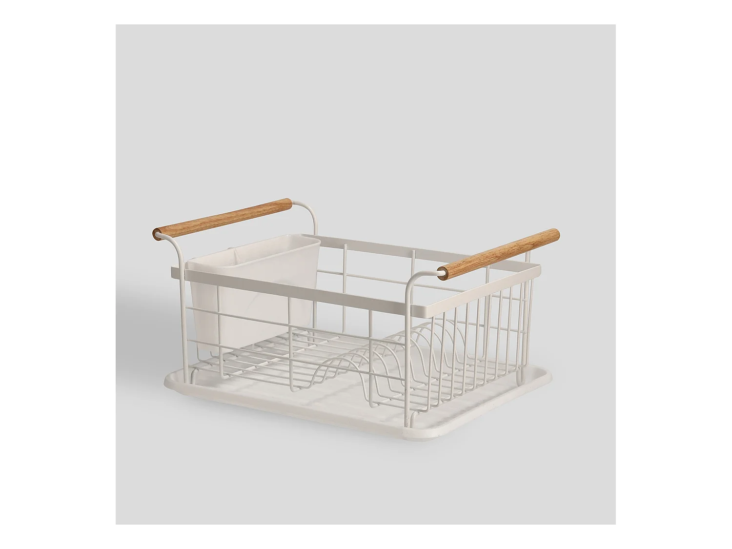 Égouttoir À Vaisselle Kamina Blanc Brillant 20x28x36.5