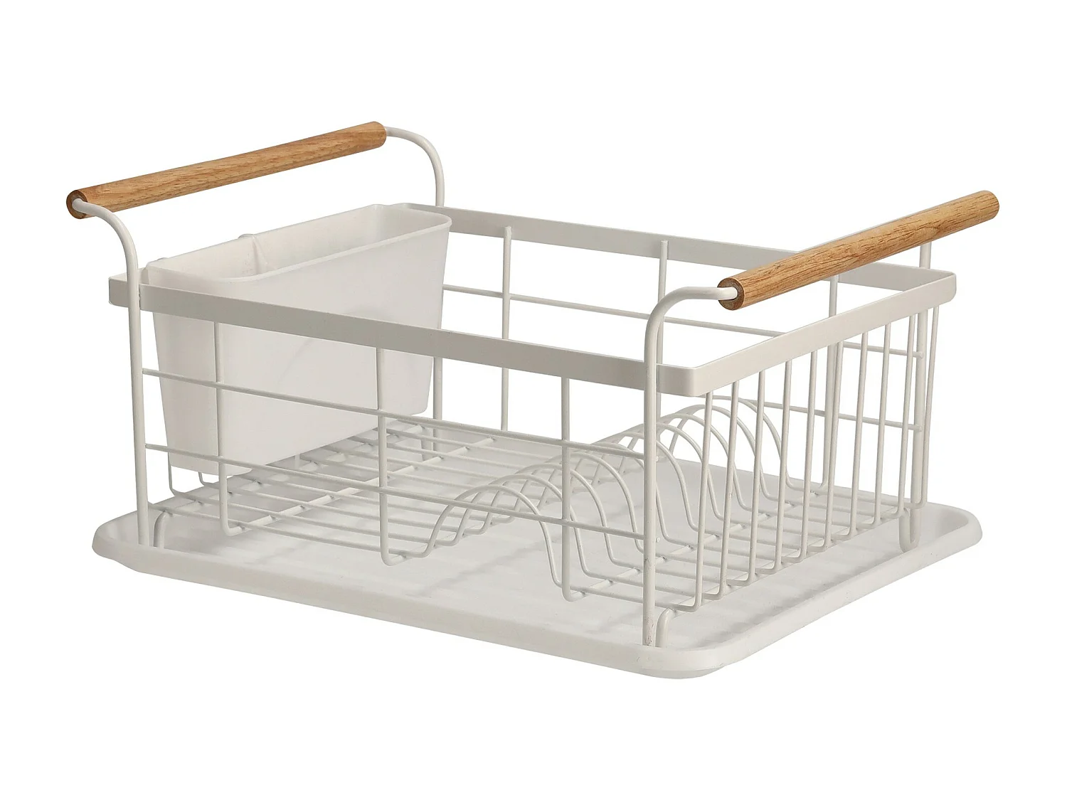 Égouttoir À Vaisselle Kamina Blanc Brillant 20x28x36.5