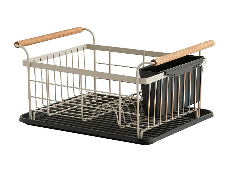 Égouttoir À Vaisselle Kamina Beige Foncé 19 x 28 x 36.5