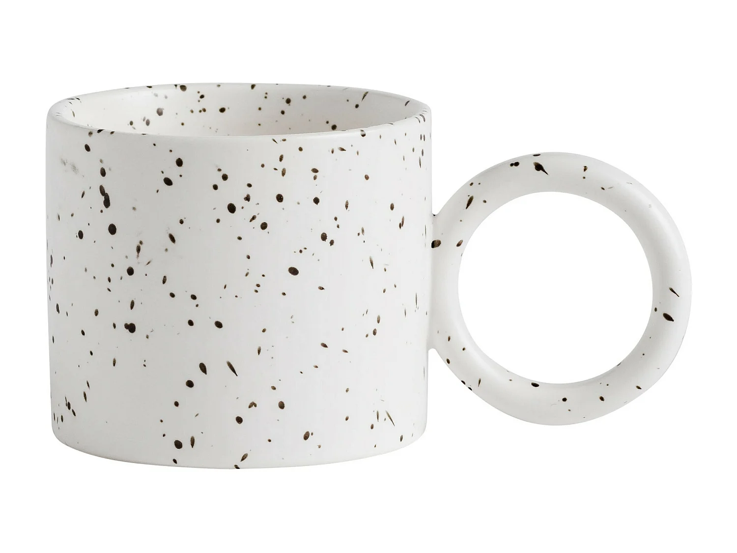 Tasse Finley noir moyen 8 x 9 x 15.5