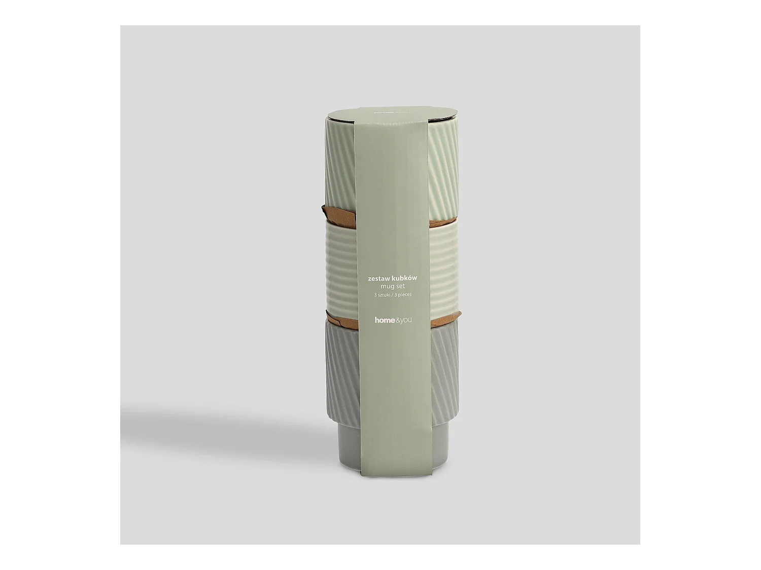 Ensemble De Tasses Corell Vert Moyen 10 x 14 x 9.4