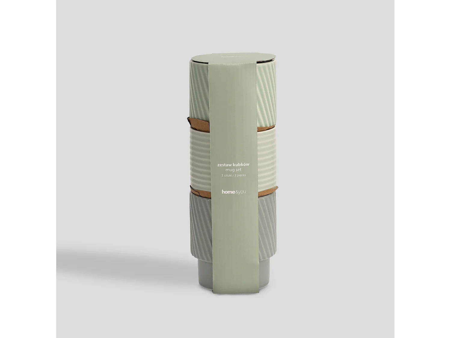 Ensemble De Tasses Corell Vert Moyen 10 x 14 x 9.4