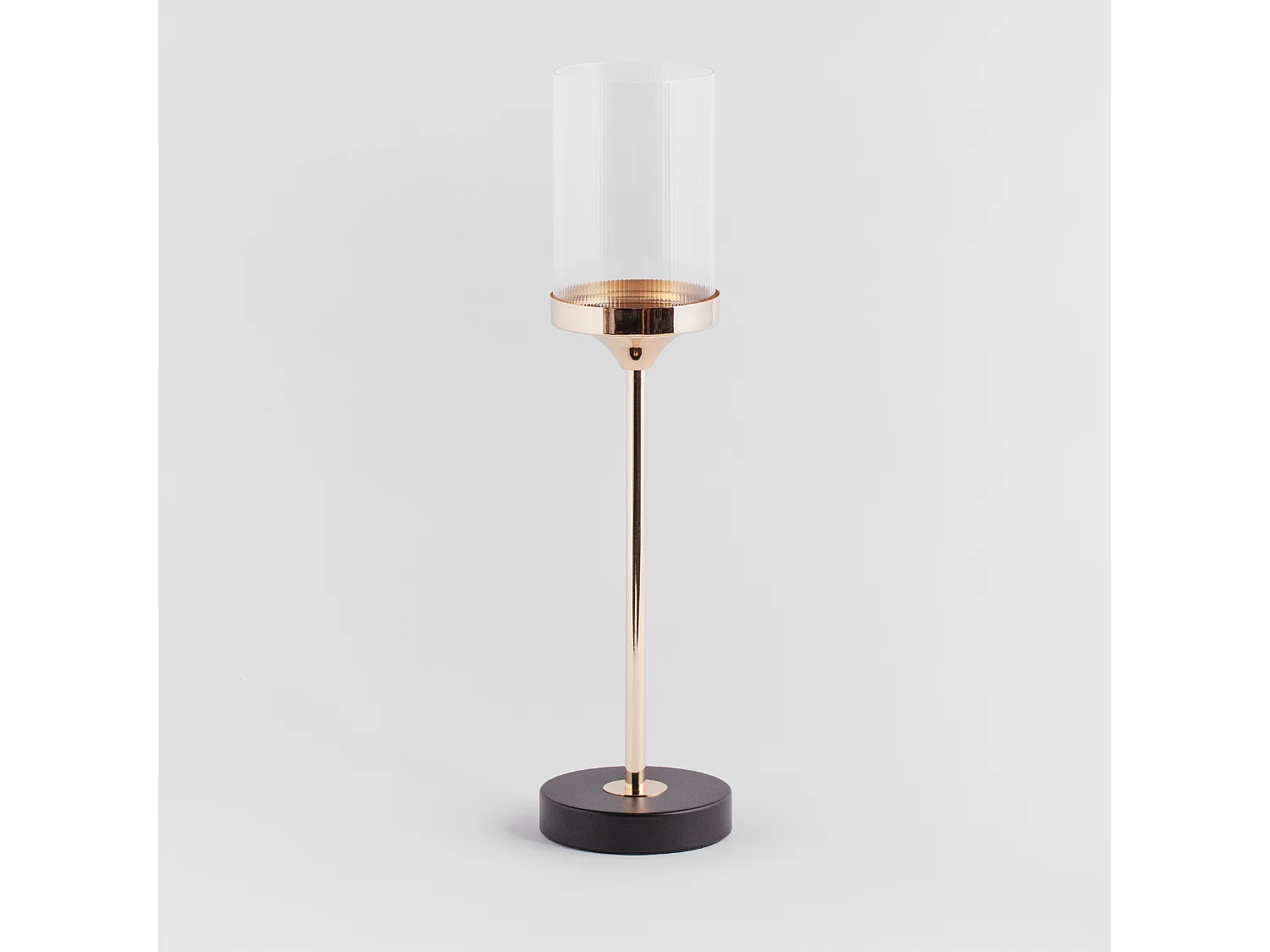 Kerzenständer Enlaceso mittleres Gold 47.5 x 12