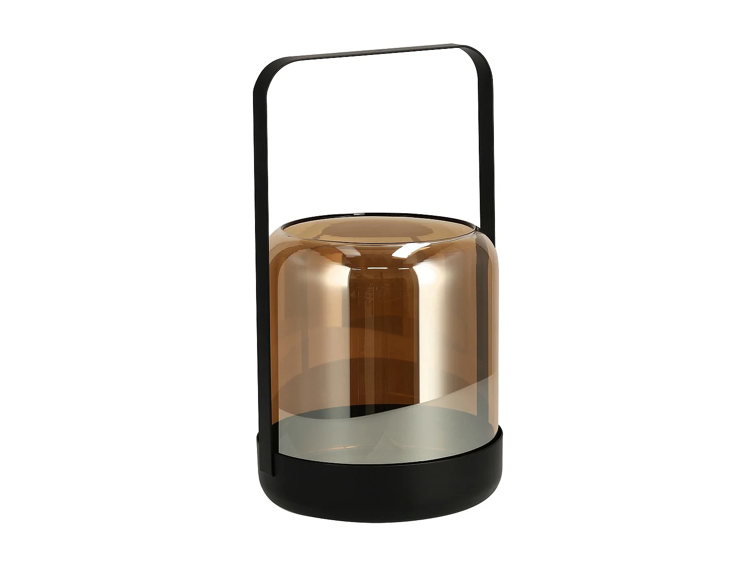 Laterne Ambrezo Mittelschwarz 29 x 16.5 x 16.5