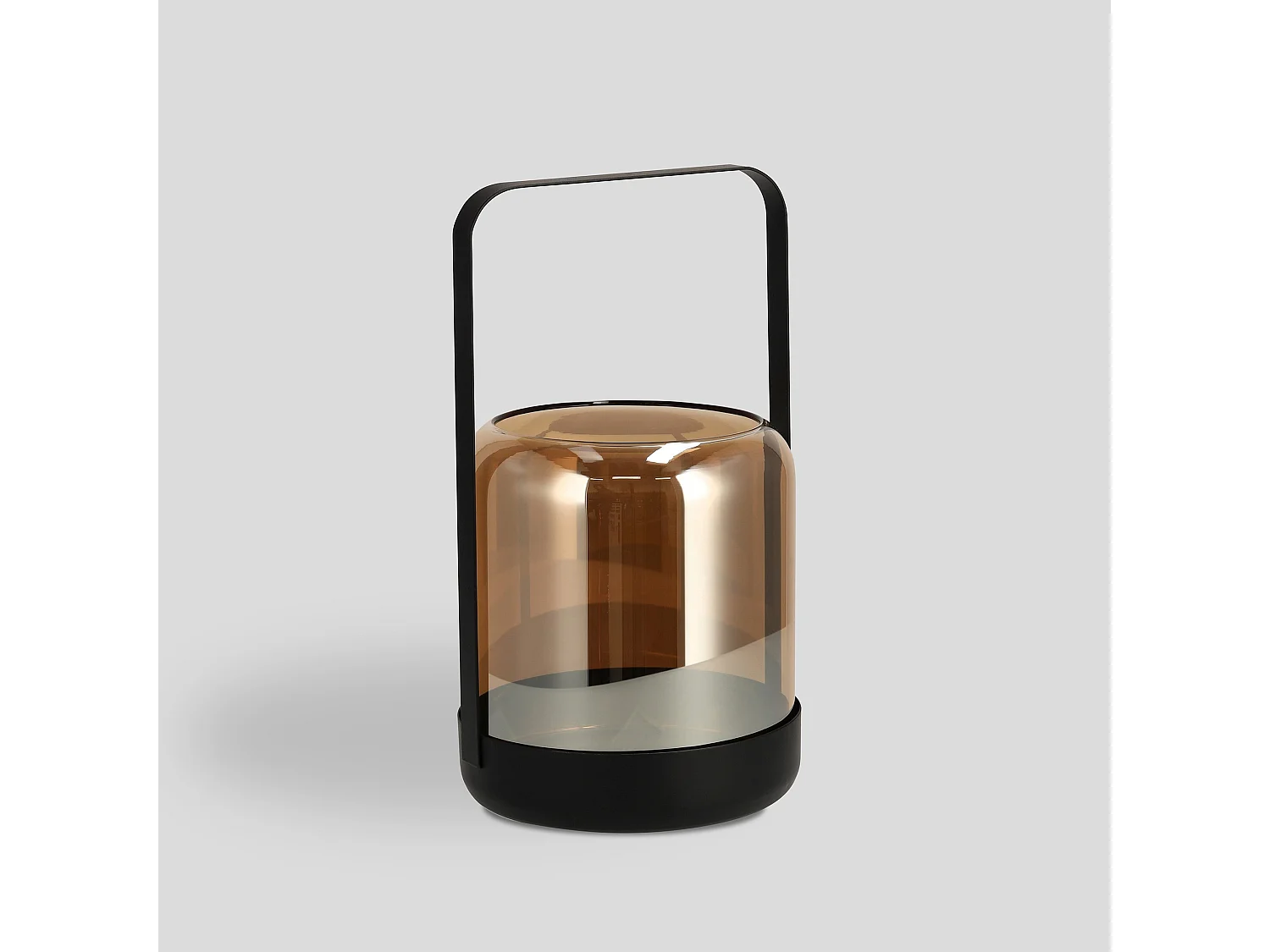 Laterne Ambrezo Mittelschwarz 29 x 16.5 x 16.5