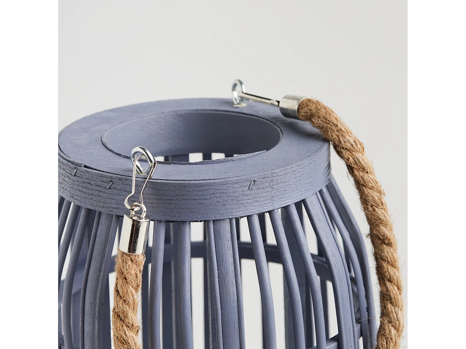 Laterne Mindoradosea mittelblau 35.5 x 18