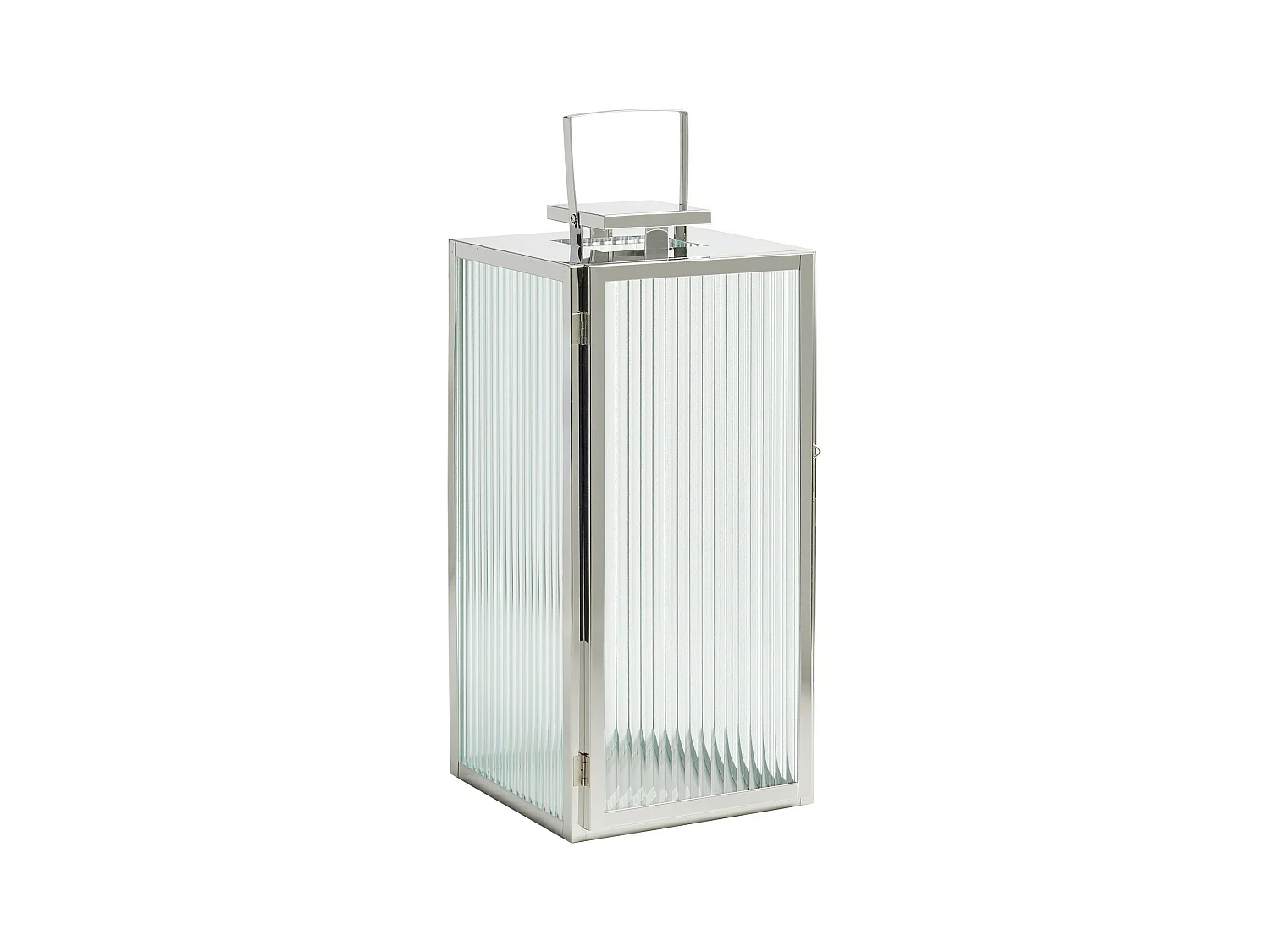 Laterne Rifletto: Eleganter Metalllöwe mit Glasdetails