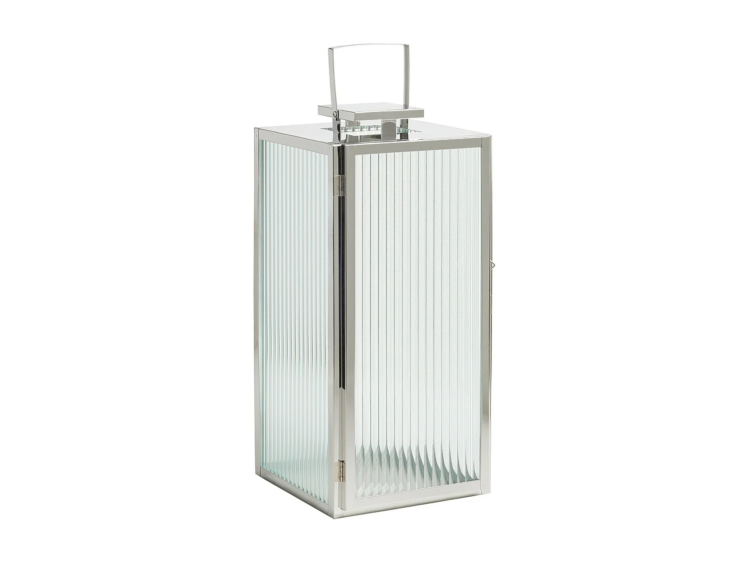 Laterne Rifletto: Eleganter Metalllöwe mit Glasdetails