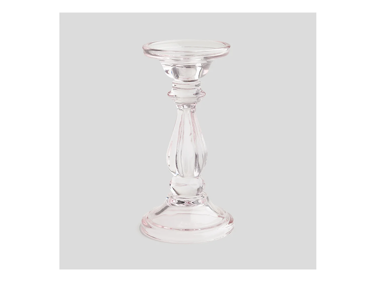 Kerzenständer Divine mittelrosa 20.5 x 10 x 10