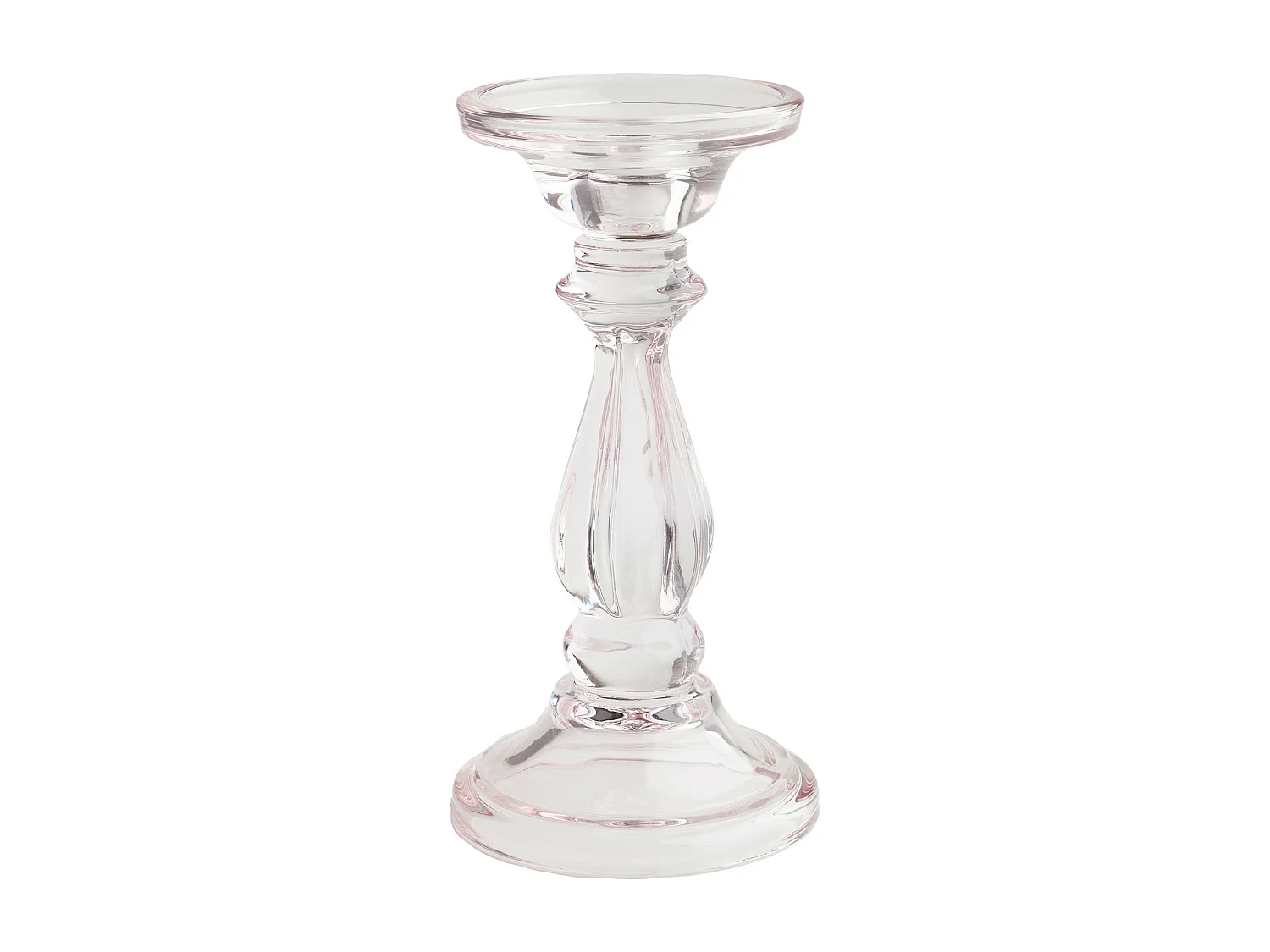 Kerzenständer Divine mittelrosa 20.5 x 10 x 10