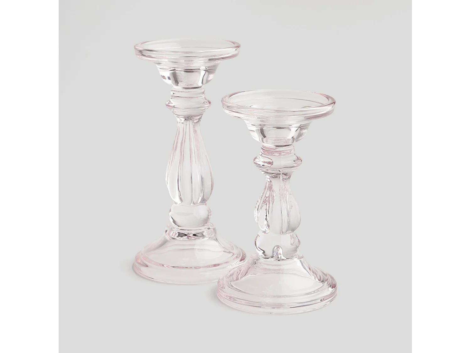 Kerzenständer Divine mittelrosa 20.5 x 10 x 10