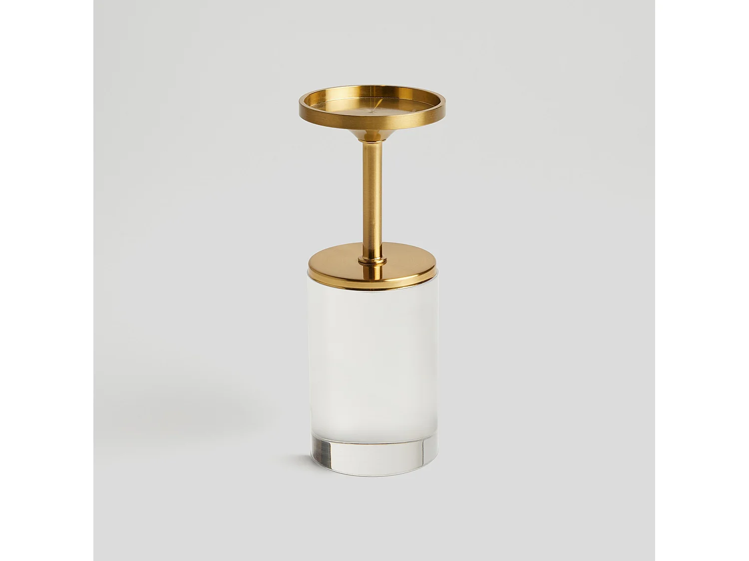 Bougeoir Lush Or Moyen 18 x 7