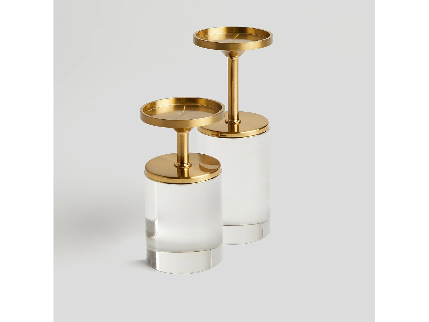 Bougeoir Lush Or Moyen 18 x 7