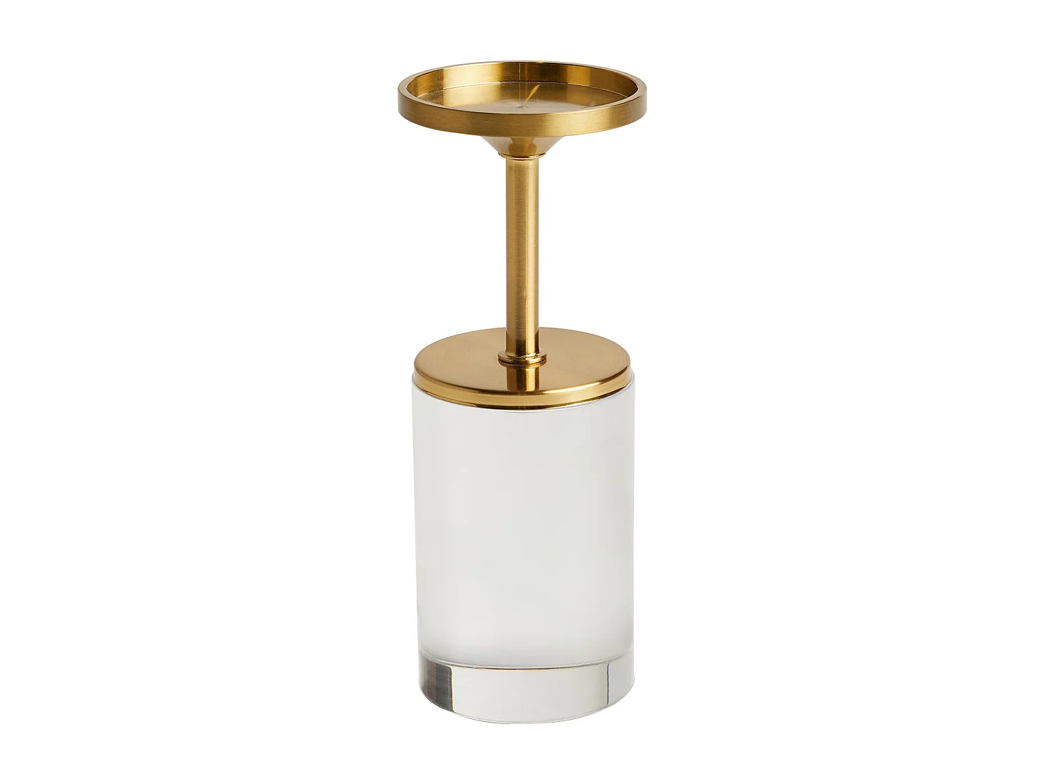 Kerzenständer Lush mittleres Gold 18 x 7