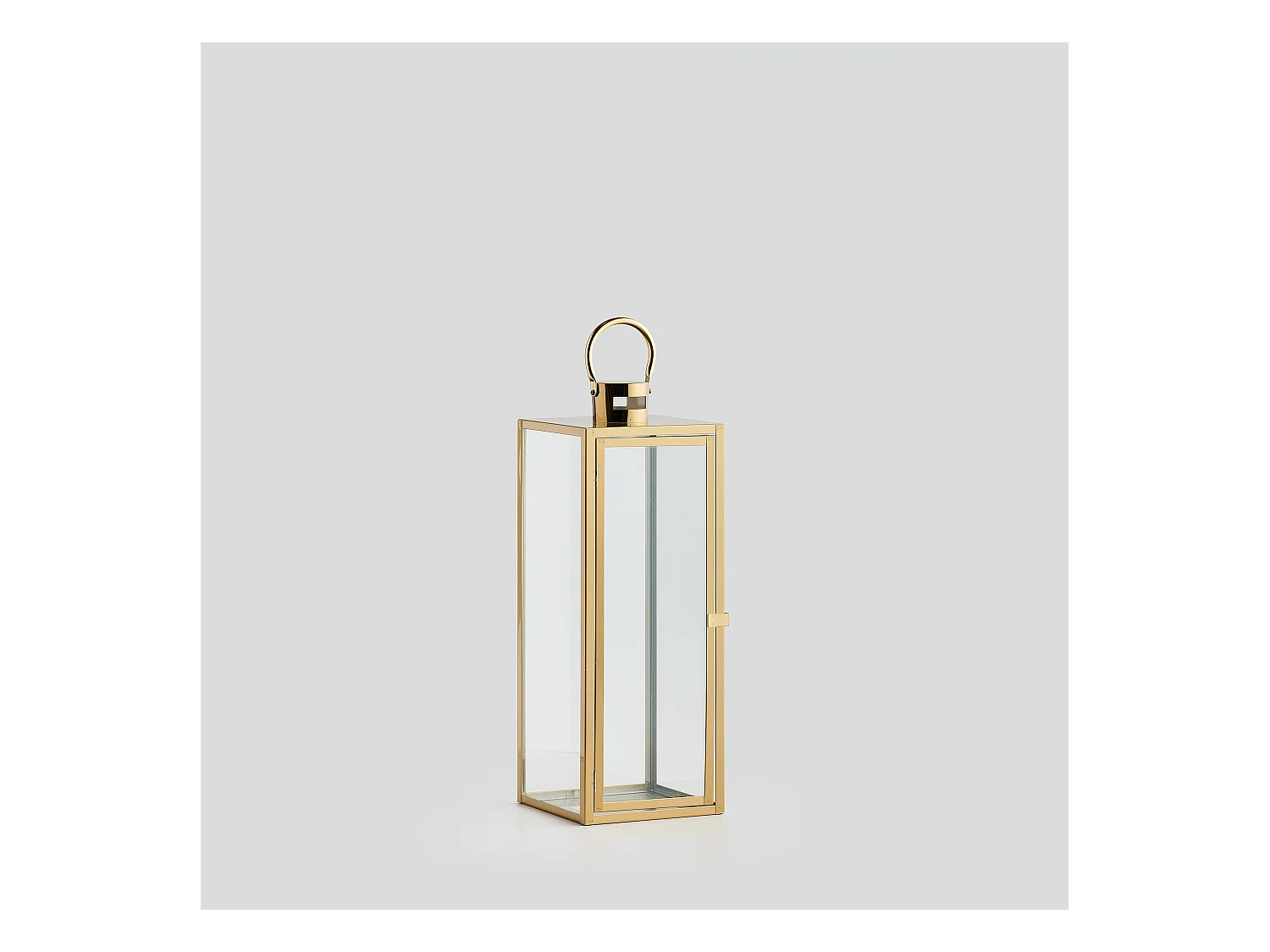 Laterne Ivory Mittleres Gold 50x18x18