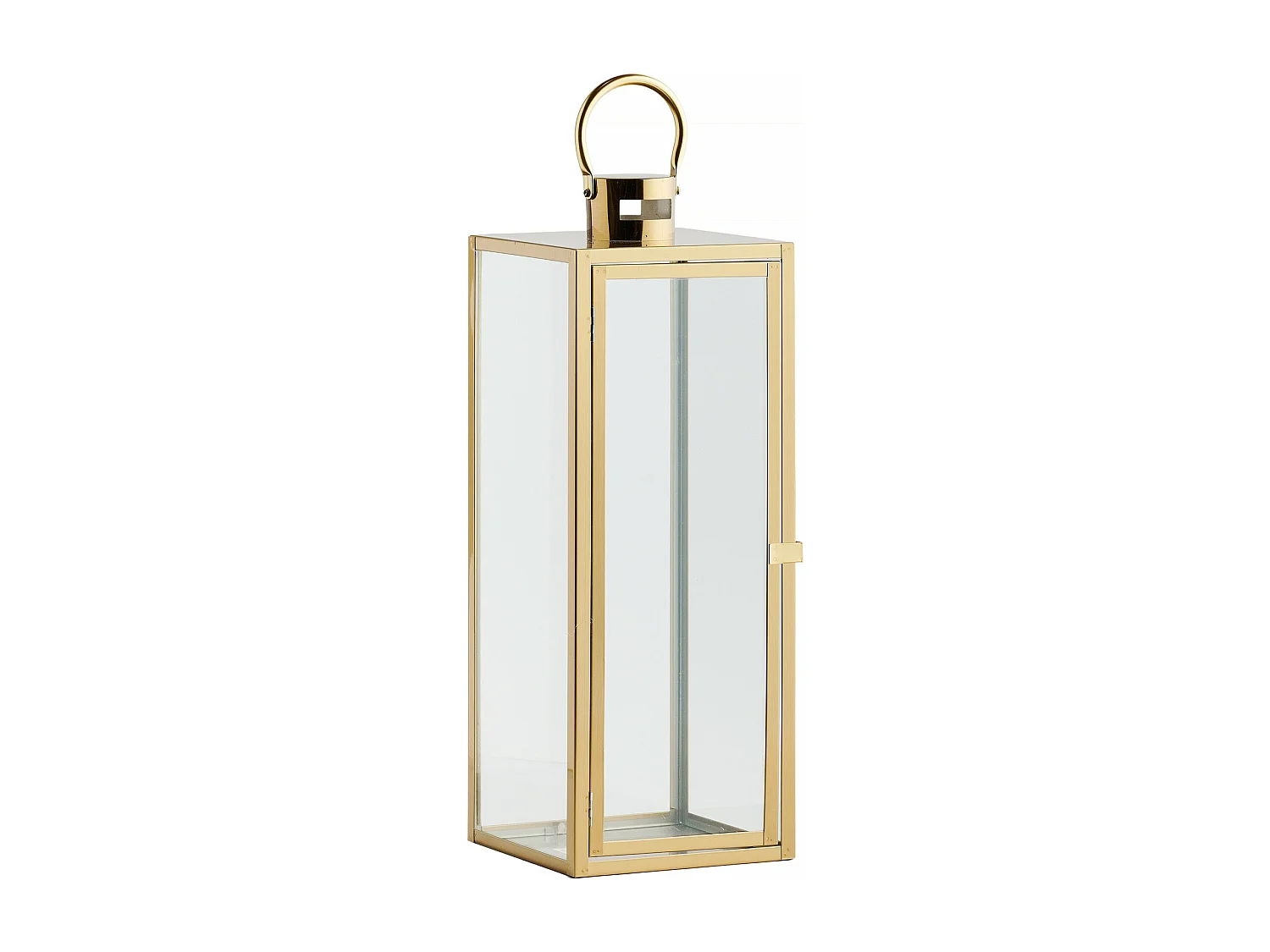 Laterne Ivory Mittleres Gold 50x18x18