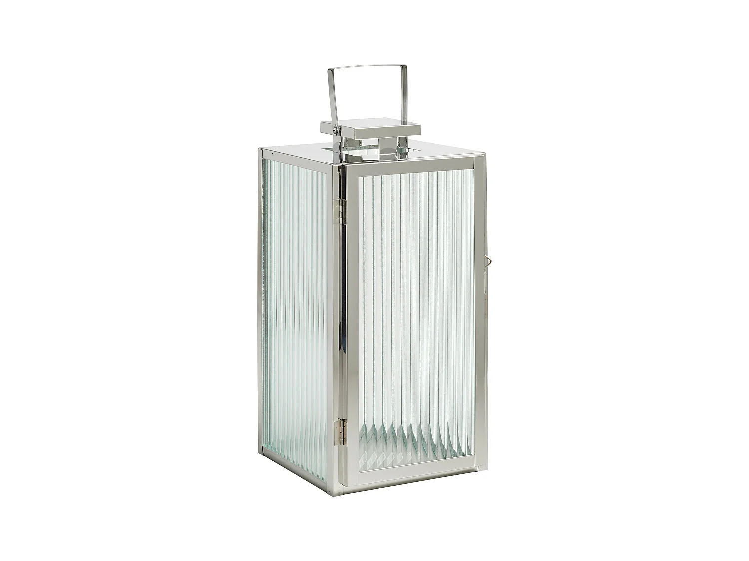 Lanterne Rifletto Argent Moyen 37 x 18 x 19