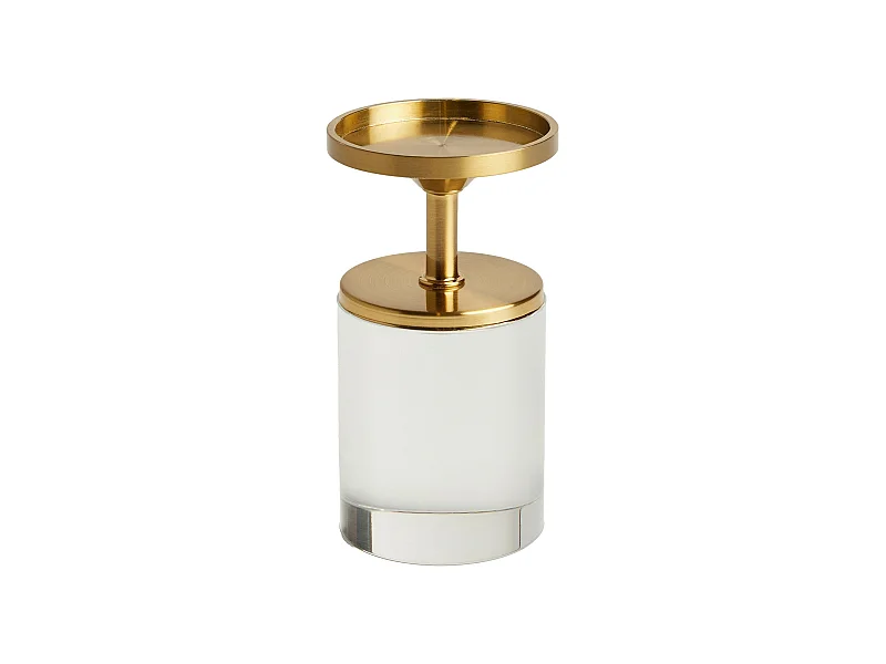 Kerzenständer Lush mittleres Gold 13x7