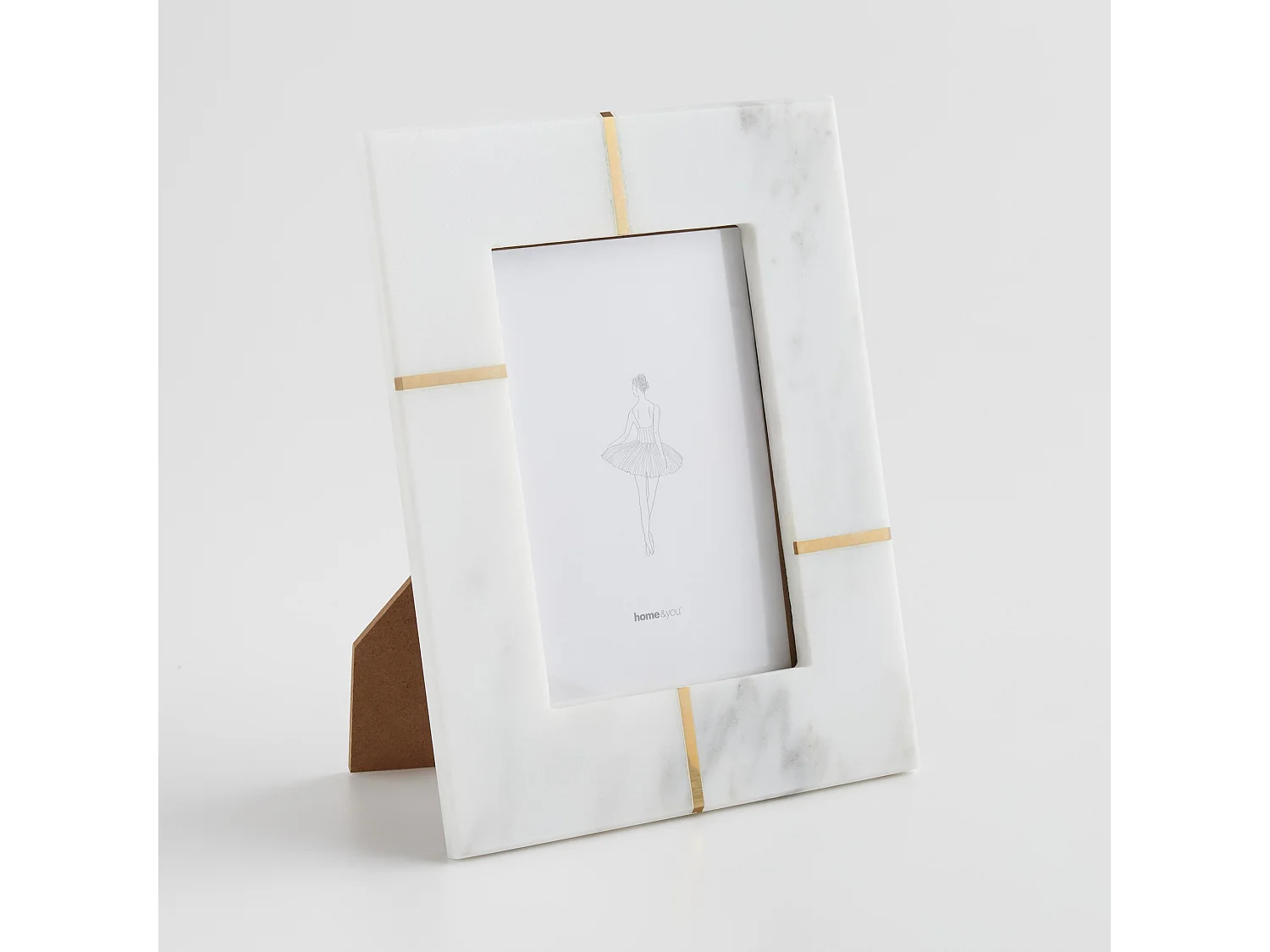 Cadre Forenza Blanc Brillant 23.5 x 1.3 x 18