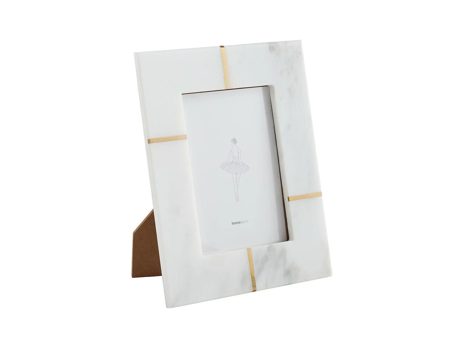 Cadre Forenza Blanc Brillant 23.5 x 1.3 x 18