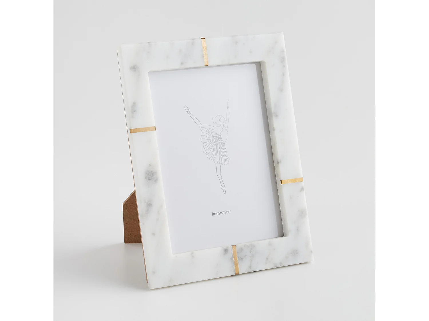 Cadre Forenza Blanc Brillant 23.5 x 1.3 x 18