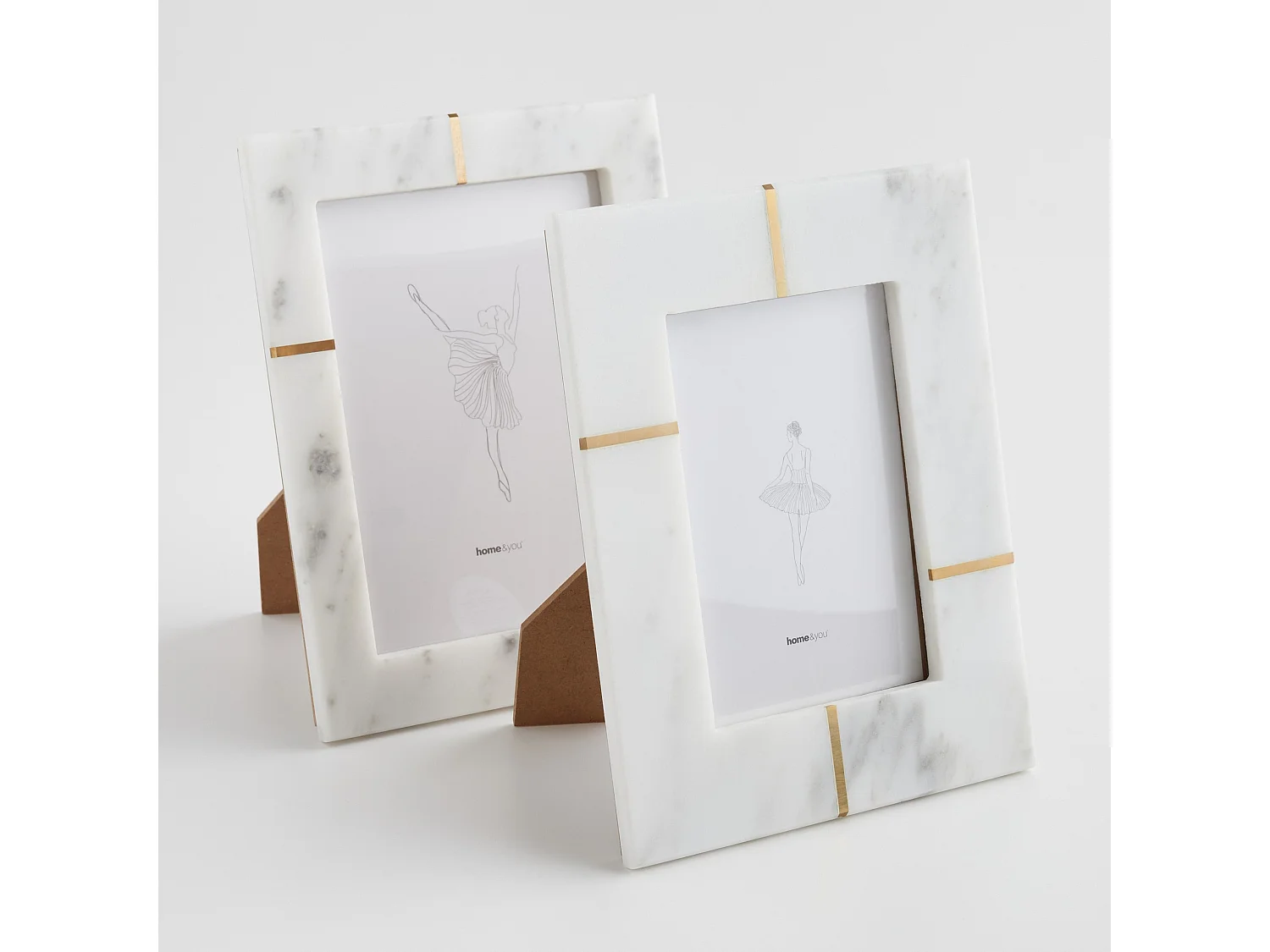 Cadre Forenza Blanc Brillant 23.5 x 1.3 x 18