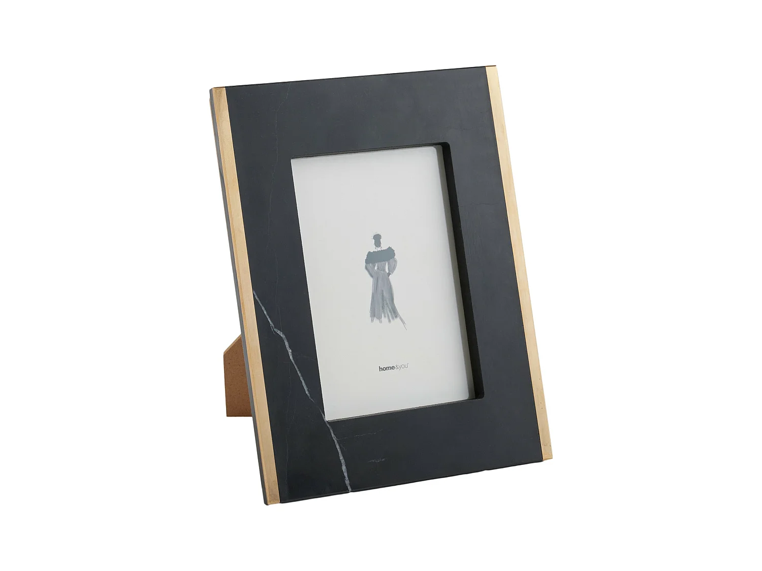 Rahmen Marmoris Mittelschwarz 23.5 x 1.3 x 18