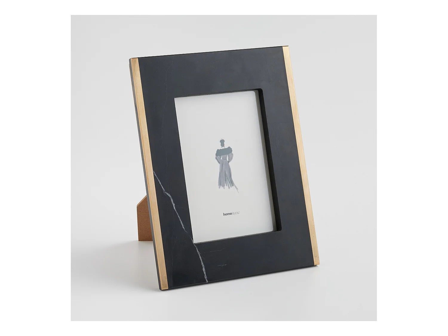 Rahmen Marmoris Mittelschwarz 23.5 x 1.3 x 18