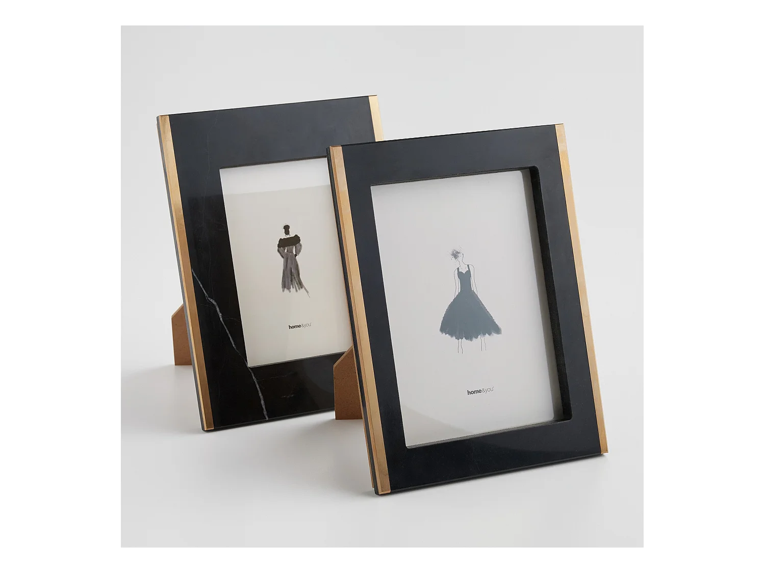 Rahmen Marmoris Mittelschwarz 23.5 x 1.3 x 18