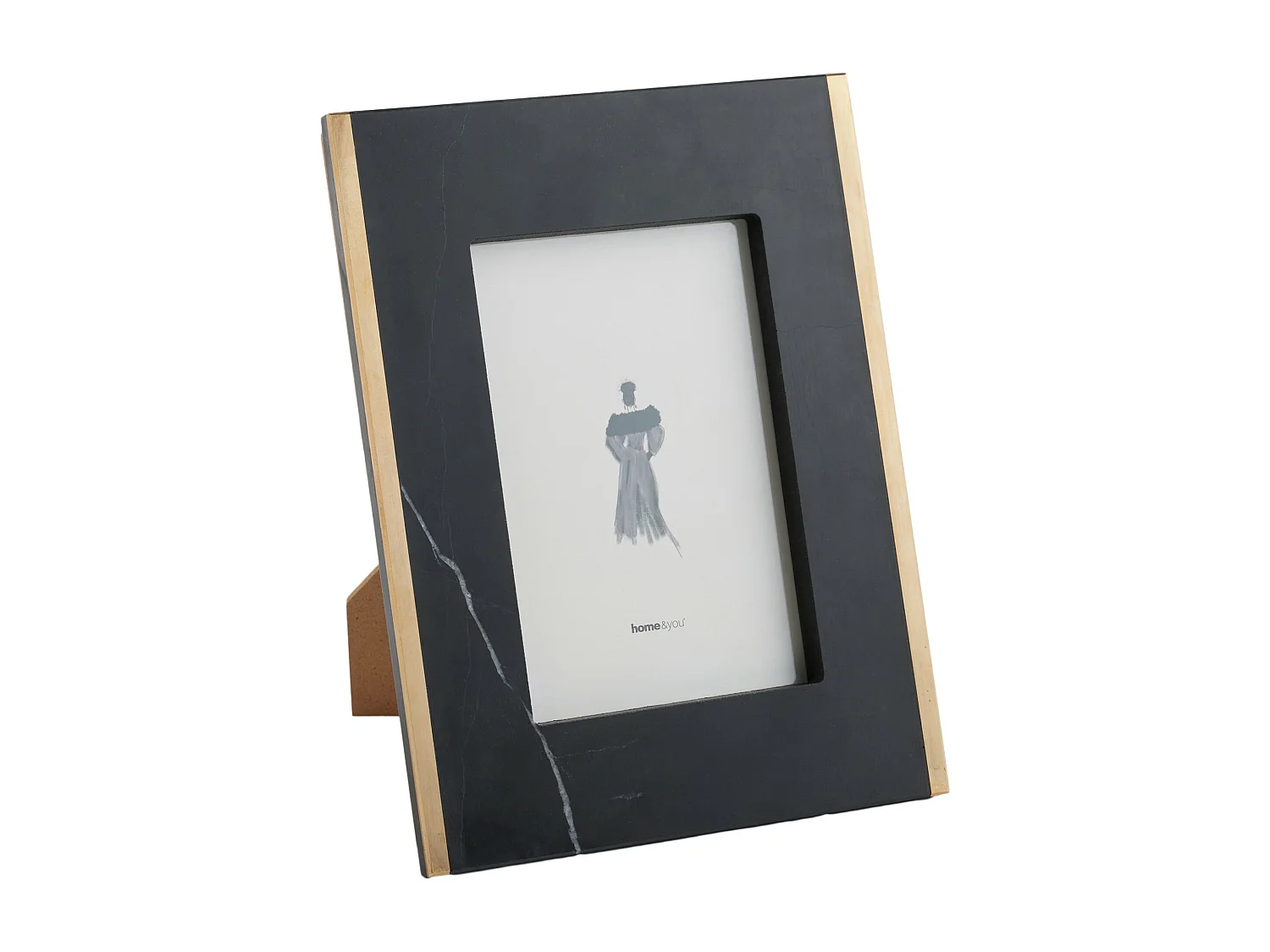 Rahmen Marmoris Mittelschwarz 23.5 x 1.3 x 18