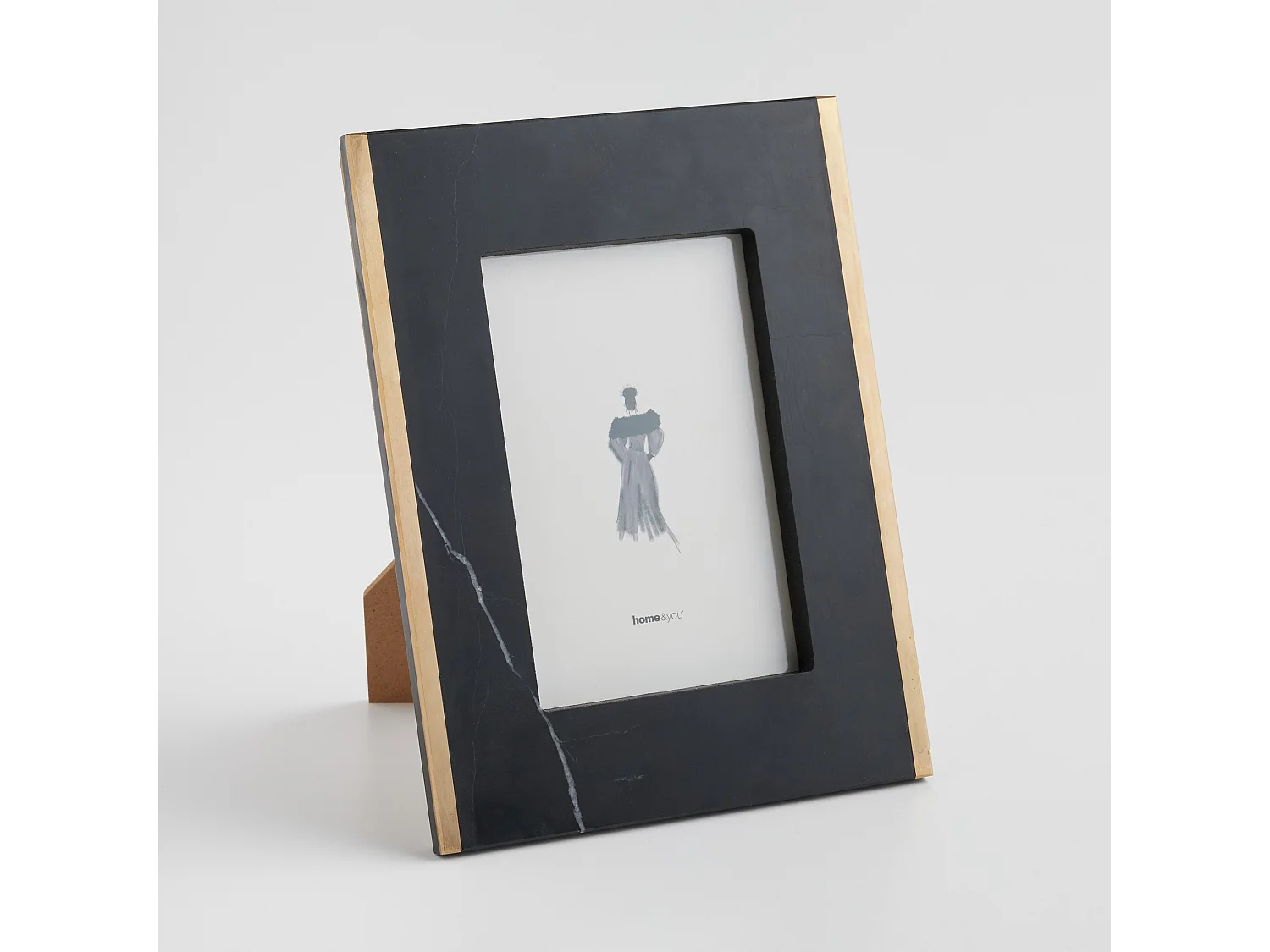 Rahmen Marmoris Mittelschwarz 23.5 x 1.3 x 18