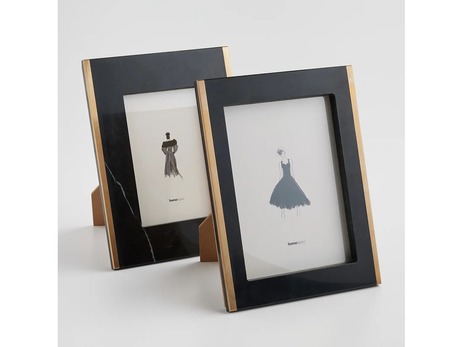 Rahmen Marmoris Mittelschwarz 23.5 x 1.3 x 18