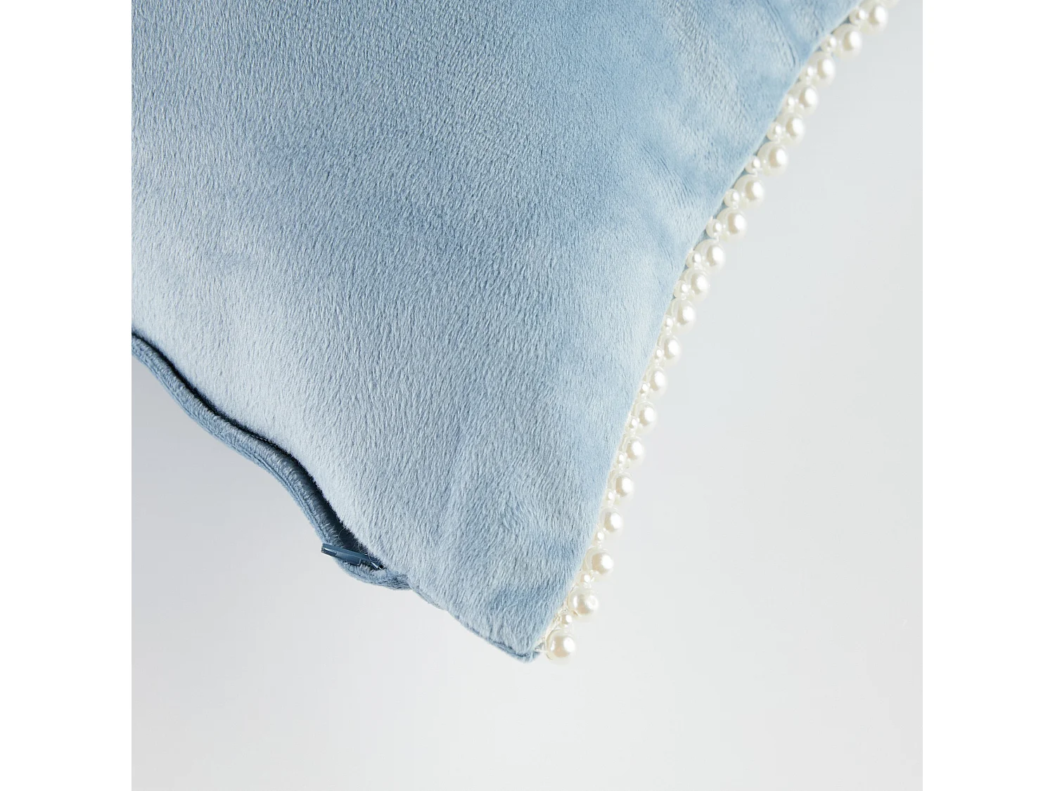 Kissenbezug Aus Samt Patronis Dunkelblau 45 x 45