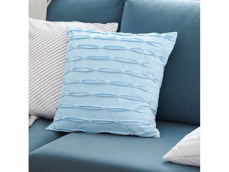 Housse De Couette Perline Bleu Clair 45 x 45