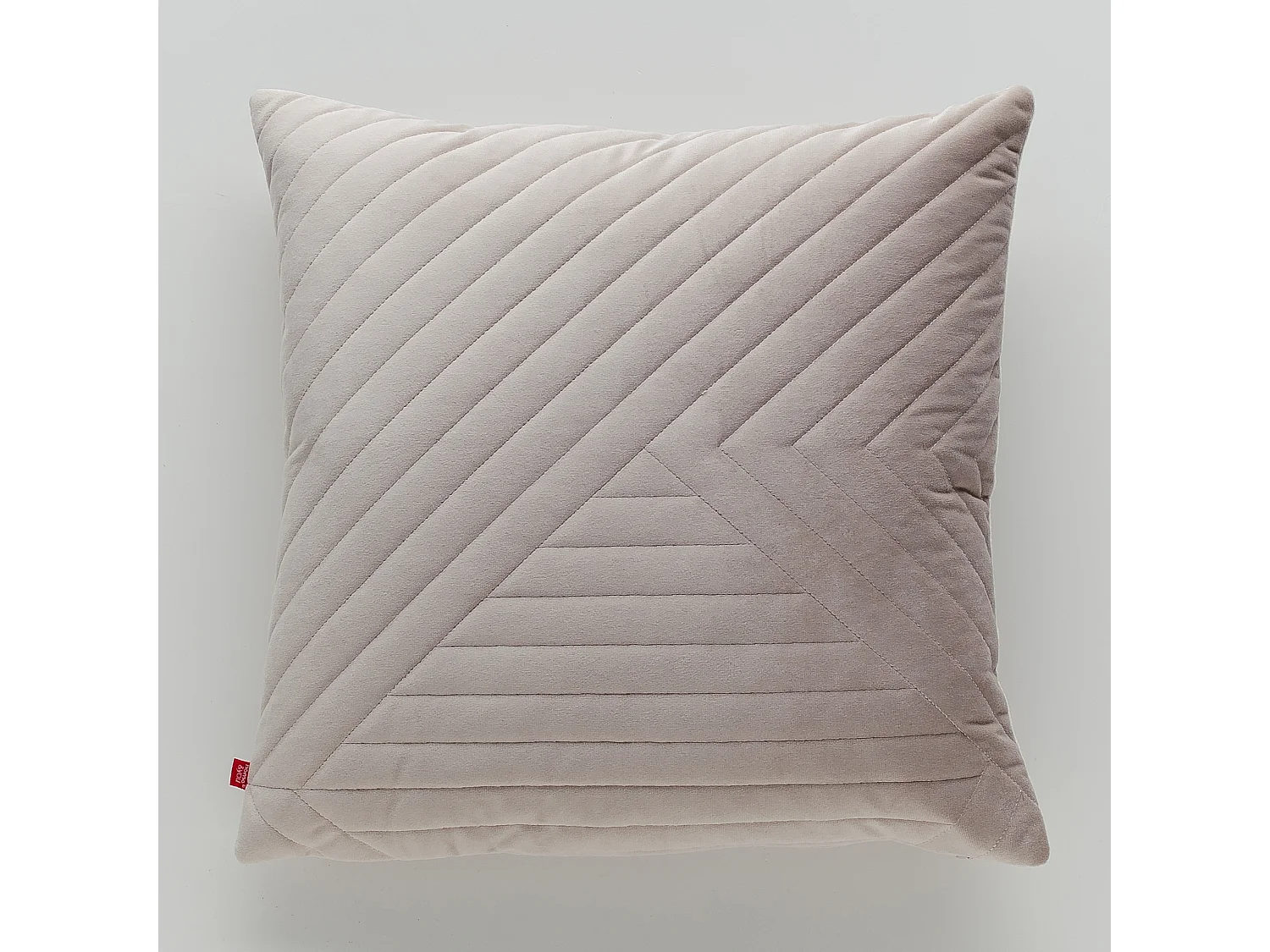 Kissenbezug Aus Samt Minister mittleres Beige 45 x 45