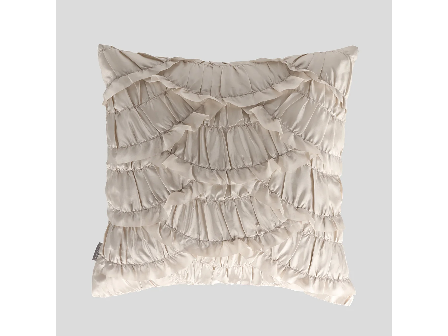 Kissenbezug Shellio hellgrau 45 x 45 cm