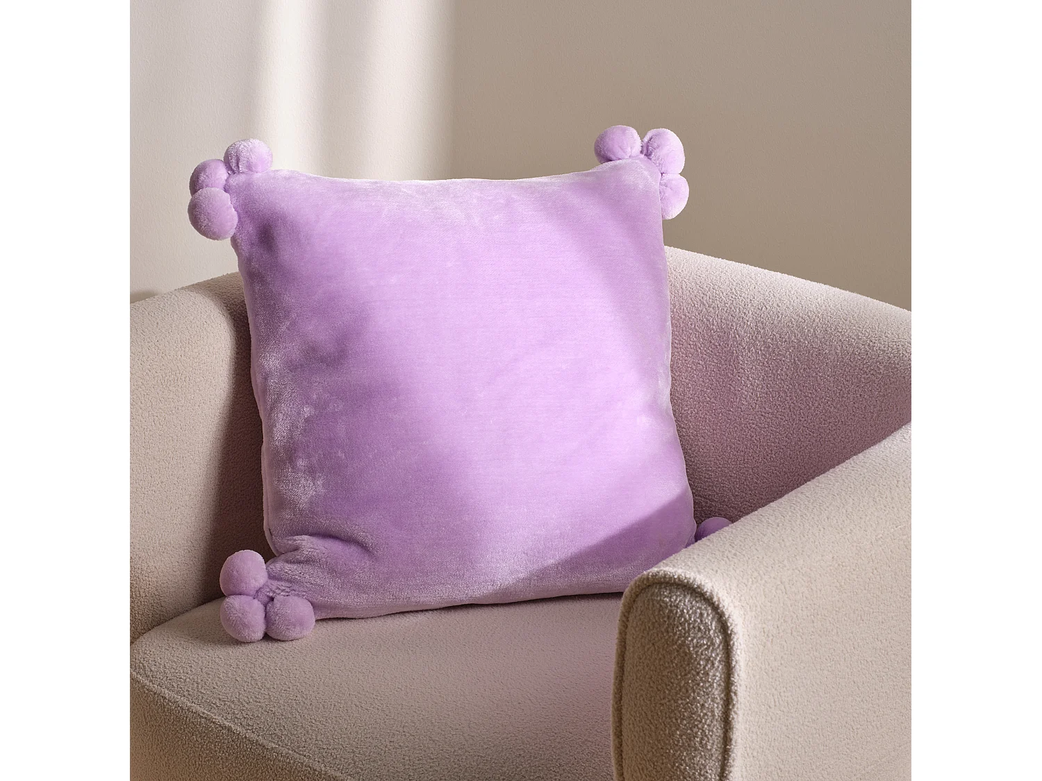 Kissenbezug Cabo hellviolett 45 x 45