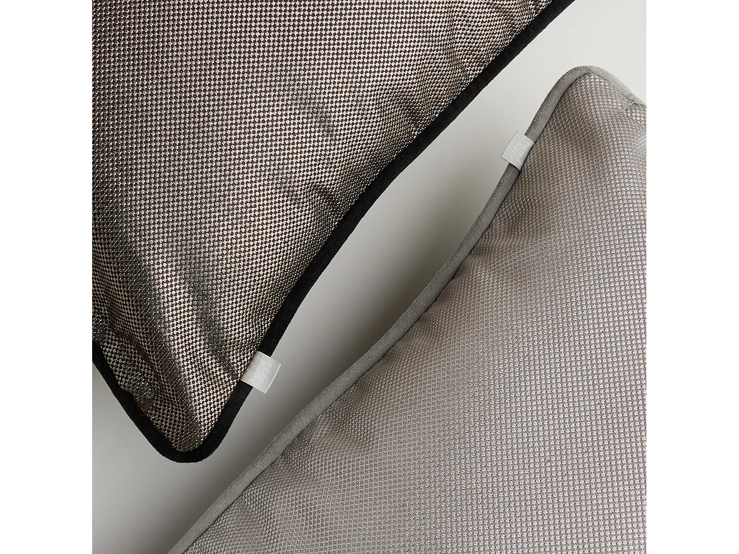 Kissenbezug Mauros mittelschwarz 45 x 45