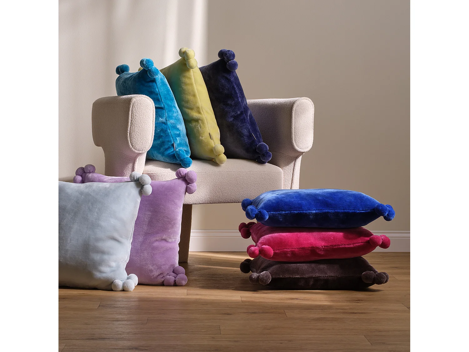 Kissenbezug Cabo hellblau 45 x 45