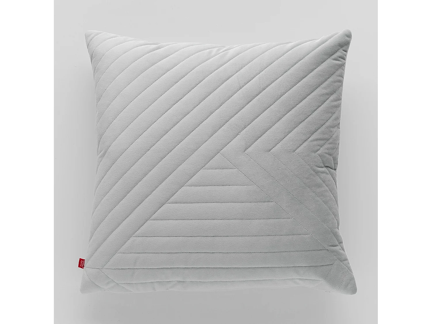 Kissenbezug Aus Samt Minister hellgrau 45 x 45